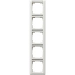 Gira 111503 Abdeckrahmen 5f senkr. BSF System 55 Reinweiß 