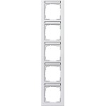 Gira 111522 Abdeckrahmen 5f senkr. BSF Gira E2 Reinweiß m 