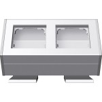 Gira 119227 Profil 2f Befestig.winkel Profil 55 Alum.Reinweiß(lack.) 