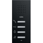 Gira 1250005 Wohnungsstation AP System 55 Schwarz m 