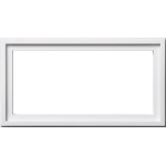 Gira 131203 Montageadapter 2f Gira E2 Reinweiß 