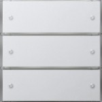 Gira 2033112 Tastsens.3 Komfort 3f KNX Flächenschalter Reinweiß 