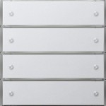 Gira 2034112 Tastsens.3 Komfort 4f KNX Flächenschalter Reinweiß 
