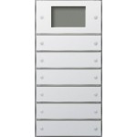 Gira 2046112 Tastsens.3 Plus 6f (2+4) KNX Flächenschalter Reinweiß 