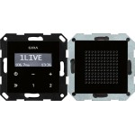 Gira 228005 UP-Radio RDS Lautsprecher System 55 Schwarzglasoptik 