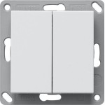 Gira 242227 EnOcean Funk Wandsender 2f System 55 Reinweiß m 