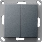 Gira 242228 EnOcean Funk Wandsender 2f System 55 Anthrazit 