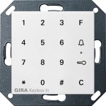 Gira 260503 Gira Keyless In Codetastatur System 55 Reinweiß 