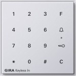 Gira 260566 Gira Keyless In Codetastatur Gira TX_44 (WG UP) Reinweiß 