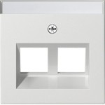 Gira 264003 Abd. 30° + BSF f. Tragring MJ 2f System 55 Reinweiß 