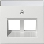 Gira 264027 Abd. 30° + BSF f. Tragring MJ 2f System 55 Reinweiß m 