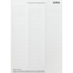 Gira 2874112 Beschriftungsbögen 15,8 x 67 mm Zubehör Reinweiß 