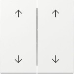 Gira 329703 Wippe 2f Pfeile System 55 Reinweiß 
