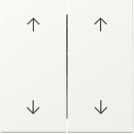 Gira 329727 Wippe 2f Pfeile System 55 Reinweiß m 