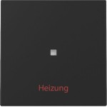 Gira 3678005 Wippe Kontrollf. + Heizung Ein/Aus System 55 Schwarz m 