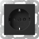 Gira 4180005 SCHUKO-Steckd. SRK System 55 Schwarz m 