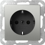 Gira 4188600 SCHUKO-Steckd. System 55 Edelstahl 