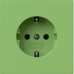 Gira 4188707 SCHUKO-Steckd. SV Flächenschalter Grün 