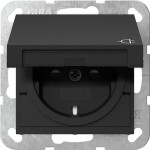 Gira 4414005 SCHUKO-Steckd. KD + SP System 55 Schwarz m 