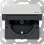 Gira 4414600 SCHUKO-Steckd. KD + SP System 55 Edelstahl 