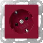 Gira 4418108 SCHUKO-Steckd. 30° + SP WSV System 55 Rot 