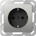 Gira 4453600 SCHUKO-Steckd. SP System 55 Edelstahl 