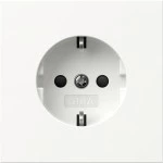 Gira 445370 SCHUKO-Steckd. SP Flächenschalter Reinweiß 