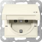 Gira 445401 SCHUKO-Steckd. KD System 55 Cremeweiß 