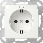 Gira 445727 SCHUKO-Steckd. BSF System 55 Reinweiß m 