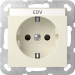 Gira 446201 SCHUKO-Steckd. BSF + SP System 55 Cremeweiß 