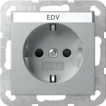 Gira 446226 SCHUKO-Steckd. BSF + SP System 55 F Alu 