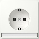 Gira 446266 SCHUKO-Steckd. BSF + SP (IP20) Gira TX_44 Reinweiß 