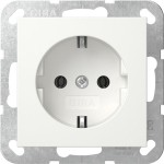 Gira 446603 SCHUKO-Steckd. o.Kr. System 55 Reinweiß 