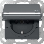 Gira 455728 SCHUKO-Steckd. KD BSF + SP System 55 Anthrazit 