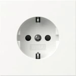 Gira 475570 SCHUKO-Steckd. SP o.Kr. Flächenschalter Reinweiß 