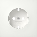 Gira 4920112 Abdeckung für Schuko-Steckdose 16A 250V Reinweiß glänzend 