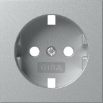 Gira 492026 Abd. SCHUKO-Steckd. System 55 F Alu 