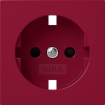 Gira 4921108 Abd. SCHUKO-Steckd. SP WSV System 55 Rot 