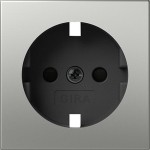 Gira 4921600 Abd. SCHUKO-Steckd. SP System 55 Edelstahl 