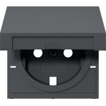 Gira 492228 Abd. SCHUKO-Steckd. KD System 55 Anthrazit 