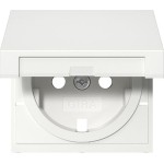 Gira 494203 Abd. SCHUKO-Steckd. KD + SP System 55 Reinweiß 
