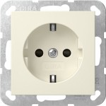 Gira 498101 SCHUKO-Steckd. SP PE 6 mm² System 55 Cremeweiß 