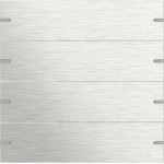 Gira 5024219 Wippenset 4f Tastsens.4.95 Edelstahl 