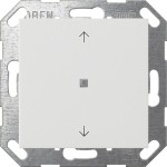 Gira 517203 Taster Wippe 1f Pfeile OneKNX System 55 Reinweiß 