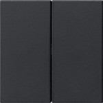 Gira 5362005 S3000 Bedienaufs. 2f System 55 Schwarz m 