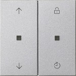 Gira 536326 S3000 Bedienaufs. Memory Pfeile System 55 F Alu 