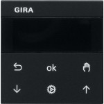 Gira 5366005 S3000 Jal.-/Schaltuhr Display System 55 Schwarz m 