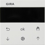 Gira 536603 S3000 Jal.-/Schaltuhr Display System 55 Reinweiß 