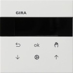 Gira 5366112 S3000 Jal.-/Schaltuhr Display Flächenschalter Reinweiß 