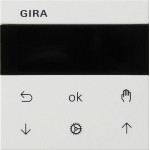 Gira 536627 S3000 Jal.-/Schaltuhr Display System 55 Reinweiß m 
